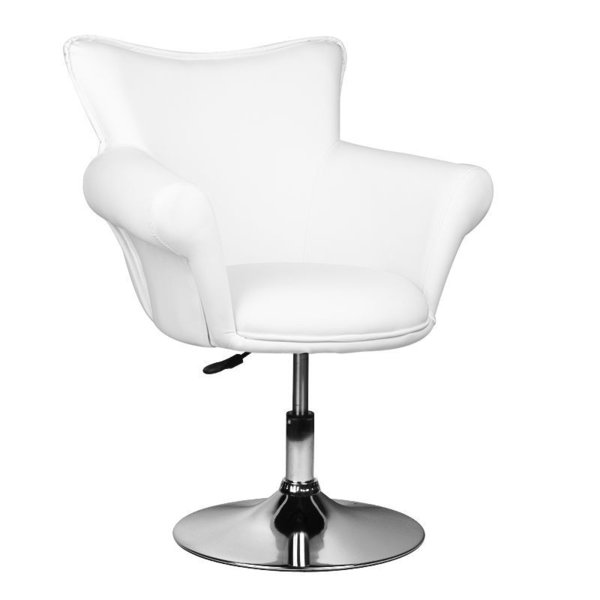 Friseurstuhl Sessel Gracja Weiß