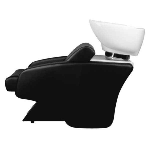 Hair System Friseurstuhl mit Waschbecken C38 schwarz